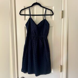 J Crew Navy Sun Dress